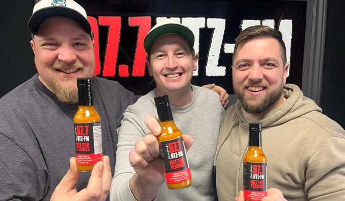 HTZ-FM and Tijuana Tom launch listener-voted hot sauce Hot For Peaches